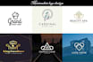 design modern minimalist and custom logo