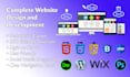do web design and build complete website on wordpress or dreamweaver