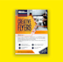 create event flyer design for your business and postcard