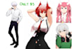 draw with anime or manga style