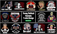 create trump,patriotic and flag tshirt design