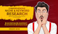 discover profitable niches research with related keywords