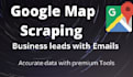 scrape google maps business leads with email