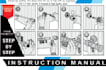 draw high quality instruction manual step by step guide for your product