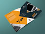 design unique tri fold and bi fold brochures