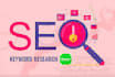 do best SEO keyword research