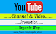 do youtube channel promotion
