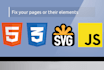 fix your html, css, svg, js