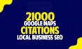 do 21000 google map citations for local SEO and gmb ranking