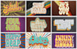 design 70s retro text logo in 24 hours