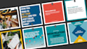 design creative social media template design