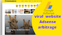create a complete viral adsense arbitrage website