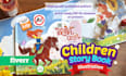 create children story book illustrations, kids book cover