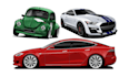draw your car into amazing vector cartoon illustration