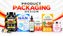 design product labels, supplement labels and product packaging