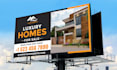 design billboard, yard sign, outdoor signage, signboard, or vinyl banner
