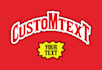 do custom text of backwoods cigar theme in high quality