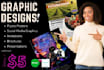 create your professional graphic designs