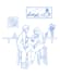 create minimal line illustration