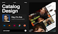 design a premium minimalist catalog, magazine, or lookbook