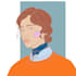portrait you into trendy flat color artstyle