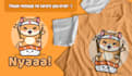 design a cute kawaii cartoon logo with exclusive license