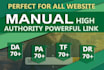 build diversified SEO backlinks white hat link building