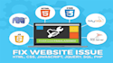 fix html, css, js, php and sql query