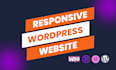 build responsive wordpress website design or redesign website