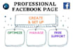 create professional facebook business page