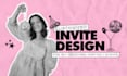 design custom invitation for weddings, parties and events