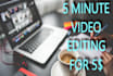 be your professional video editor for youtube