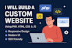 build or fix custom PHP or laravel sites frontend  database