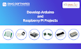 develop arduino and raspberry pi projects
