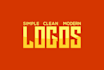 design simple clean and modern logo