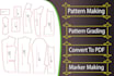 make sewing pattern and convert your home printer page