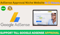 develop an adsense approval niche website in 5 hours