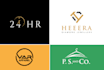 create luxury jewelry watch sunglass fashion brand logo design