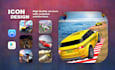 create a creative stunning game icon or apps