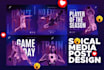 design social media posts graphics for facebook, instagram