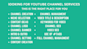 be your youtube content creator and video editor
