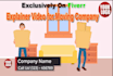 do moving service company or movers 2d animated promo video