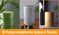 create photorealistic 3d product animation for amazon and youtube