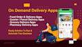 make food delivery, grocery, courier, on demand delivery app