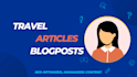 write engaging travel articles, guides, posts