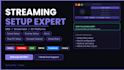 set up your stream with overlays and alerts for twitch, youtube, kick and tiktok