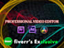 do professional youtube video editing or motion graphics