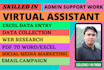be your authentic virtual assistant for admin support work