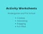 create customized worksheets for kindergarten and preschool on canva