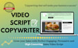 do sales script writing video script copywriting